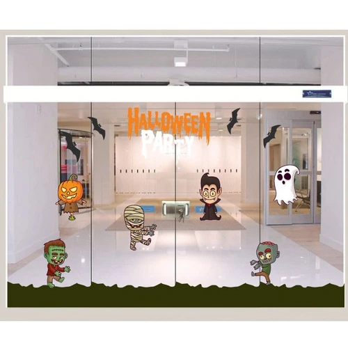 Decal Trang Trí Halloween Rùng Rợn Combo 9