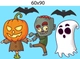 Decal Trang Trí Halloween Rùng Rợn Combo 9