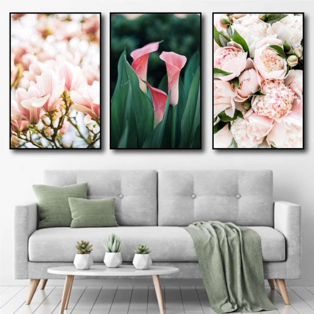 Tranh treo tường các loại hoa 3