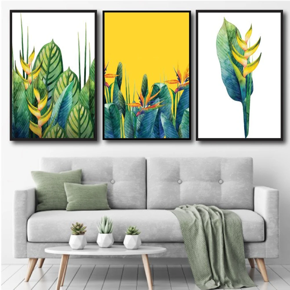 Tranh treo tường thiên điểu vàng