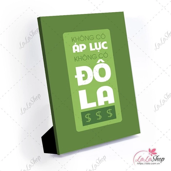 Tranh để bàn không có áp lực không có đô la