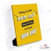 Tranh để bàn những dự định hôm nay đừng để chúng trở thành quá khứ