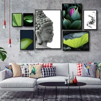 Bộ Tranh Hoa Sen Phật Giáo Thoát Hồng Trần (HG)