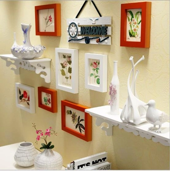 Bộ khung ảnh 7 khung các loài hoa sắc màu