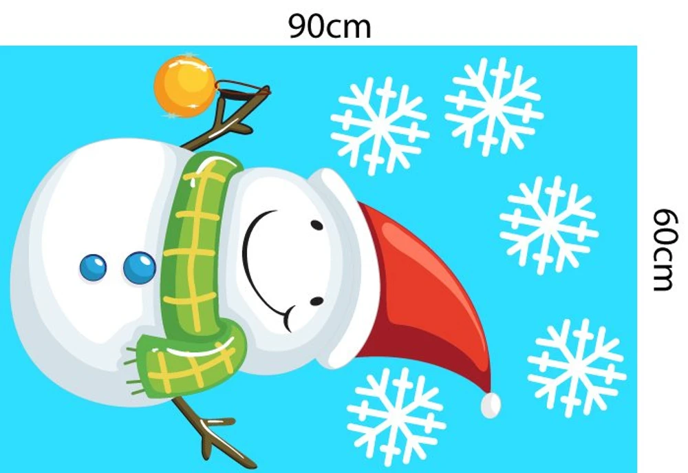 Decal trang trí noel combo đêm hội giáng sinh