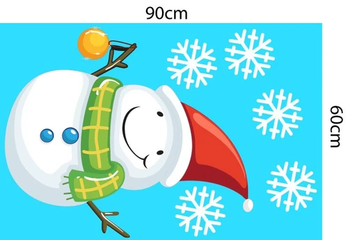 Decal trang trí noel combo đêm hội giáng sinh