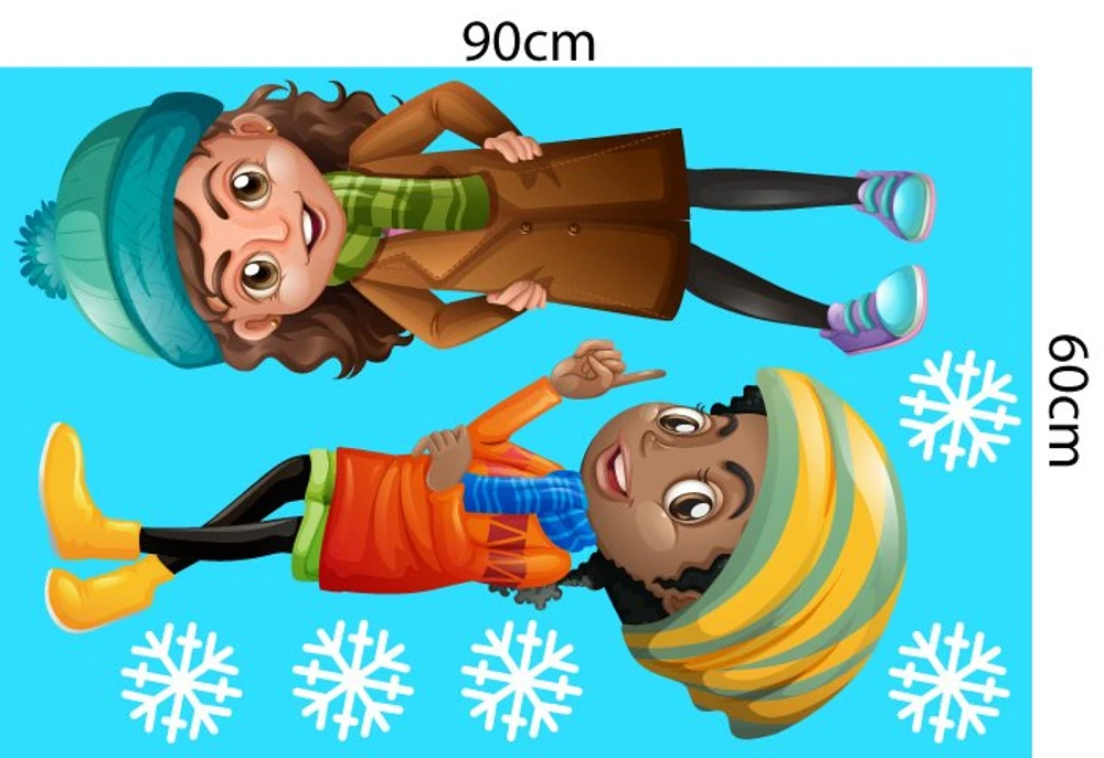 Decal trang trí noel combo đêm hội giáng sinh