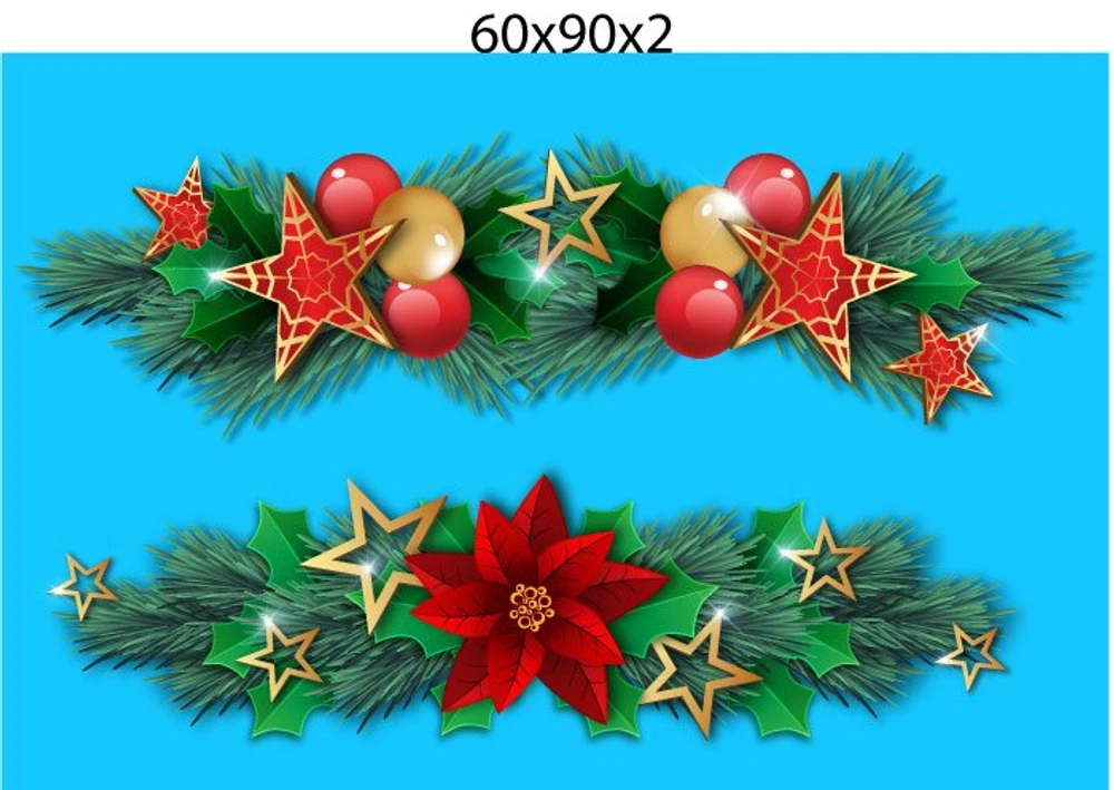 Decal trang trí noel combo đêm giáng sinh an lành