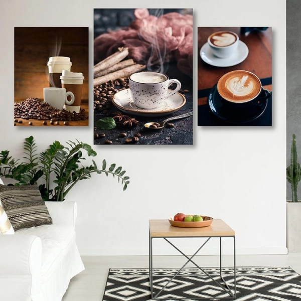 Bộ Tranh Treo Tường Hương Vị Coffee 2