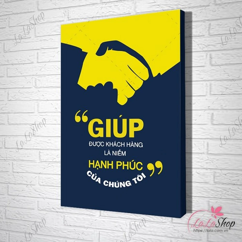 Tranh văn phòng giúp được khách hàng là niềm hạnh phúc của chúng tôi