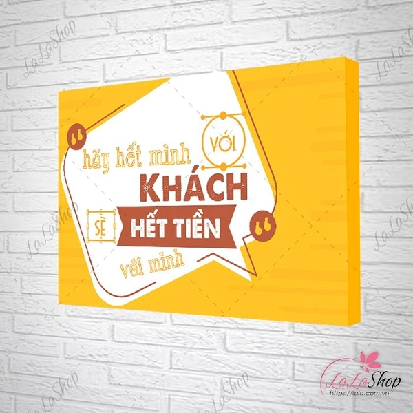 Tranh văn phòng hãy hết mình với khách