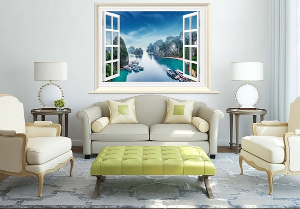 Tranh Cửa Sổ Vịnh Hạ Long