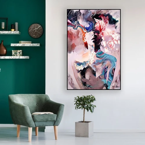 Tranh treo tường bùng nổ sắc màu