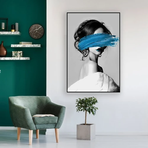 Tranh treo tường cô gái nghệ thuật 7