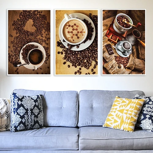 Tranh treo tường hạt coffe