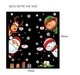 Decal 2 mặt trang trí noel những người bạn giáng sinh bên khung cửa
