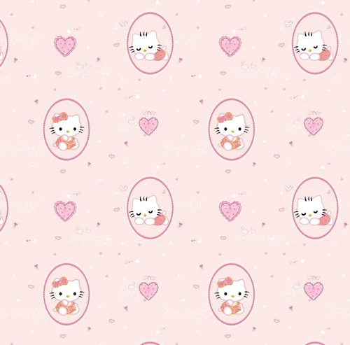 Giấy dán tường hello kitty GHQ2017