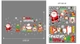 Decal tĩnh điện 2 mặt trang trí Noel ông già noel và đoàn tàu 2