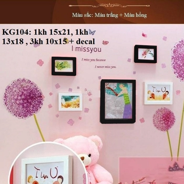 Khung ảnh bộ 5 khung -KA104