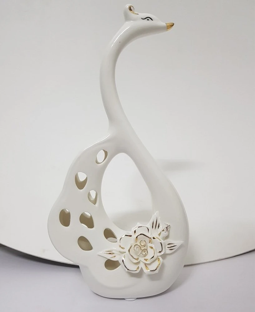 T­ượng trang trí đôi thiên nga và hoa 3