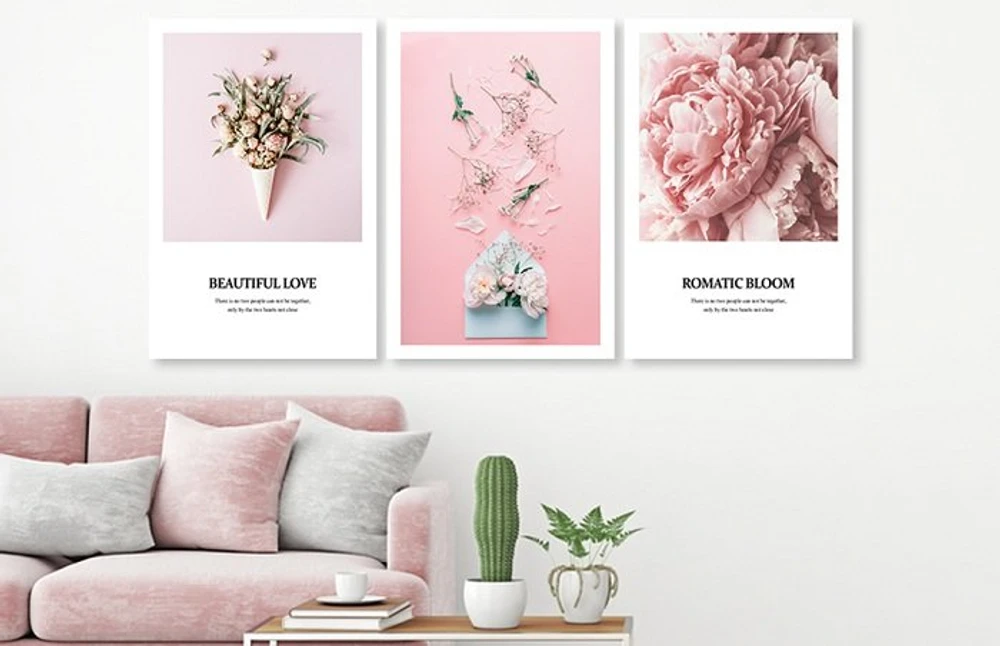 Tranh treo tường hoa hồng beautiful love