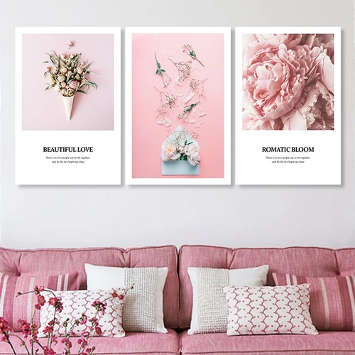 Tranh treo tường hoa hồng beautiful love