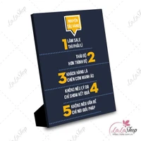 Tranh để bàn nguyên tắc vàng