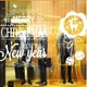 Decal noel dán kính merry christmas and happy new year