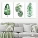 Tranh treo tường lá xanh 10