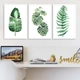 Tranh treo tường lá xanh 10