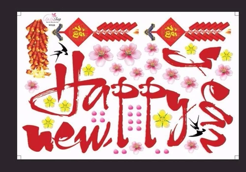 Decal happy new year 2