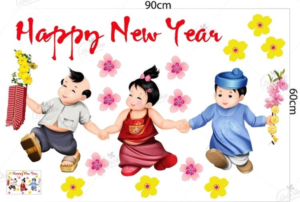 Decal bé đi hội xuân 3 (HN)