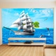 Tranh dán tường thuận buồm xuôi gió