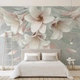 Tranh dán tường hoa ly 3D