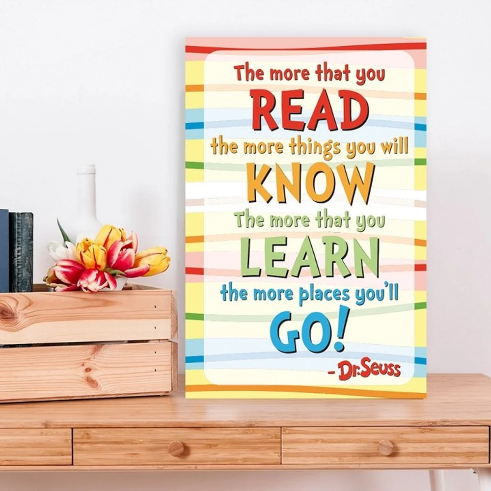 Tranh treo tường the more that you read the more things you will know