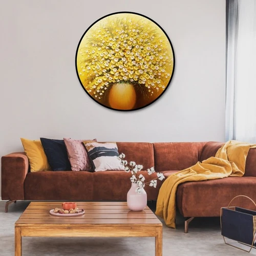 Tranh treo tường hoa vàng 2