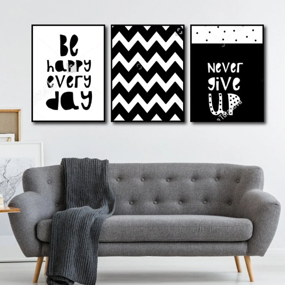 Tranh treo tường be happy every day