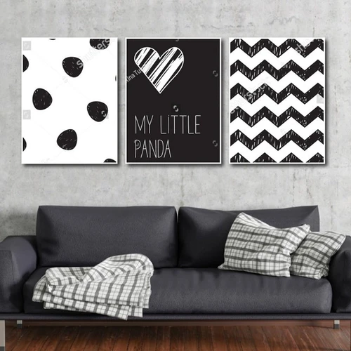 Tranh treo tường my little panda