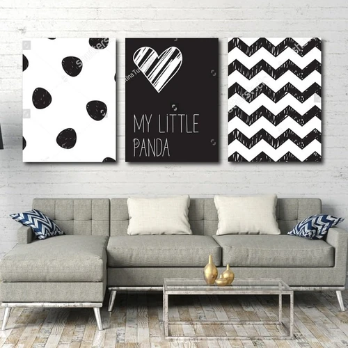 Tranh treo tường my little panda