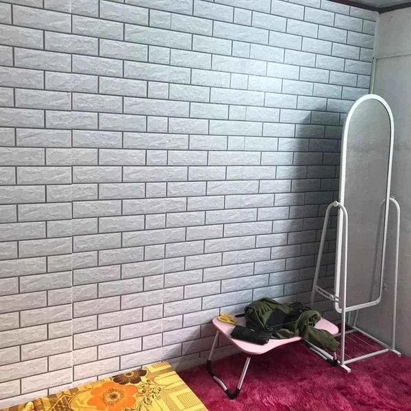 Giấy decal cuộn giả gạch xám 13