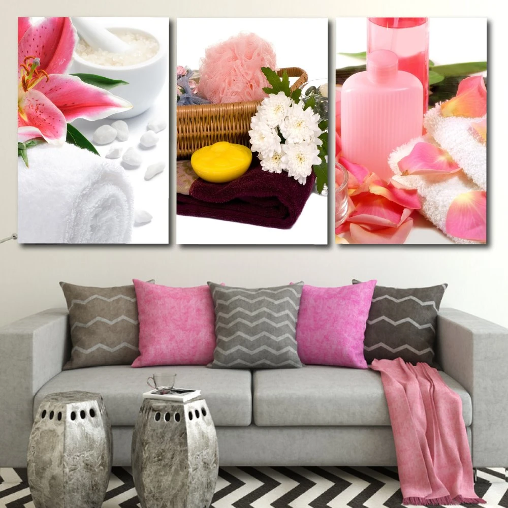 tranh treo tường spa hương hoa