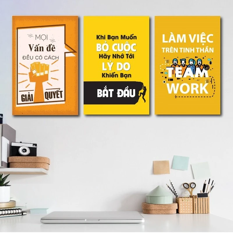 combo tranh văn phòng 48