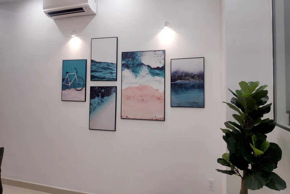 Tranh treo tường hoa hồng đua sắc