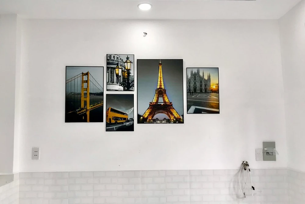 Tranh treo tường hoa hồng đua sắc