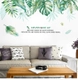 Decal dán tường giàn cây xanh lá to 2