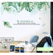 Decal dán tường giàn cây xanh lá to 2