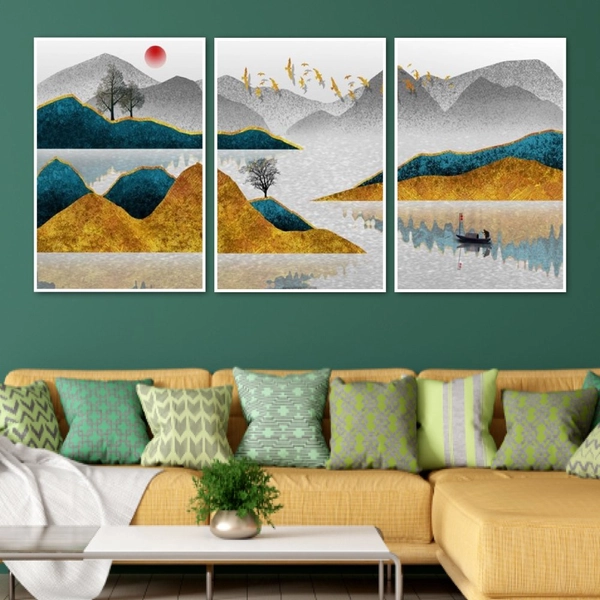 Tranh Treo Tường Phong Cảnh Non Nước Hữu Tình