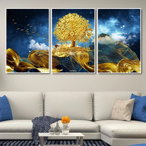 Tranh Canvas Treo Tường Cây Vàng Tài Lộc