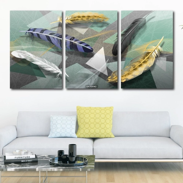 Tranh treo tường lông vũ bay bổng