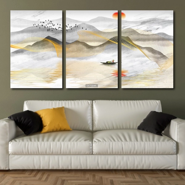 Tranh Treo Tường Phong Cảnh Non Nước Hữu Tình